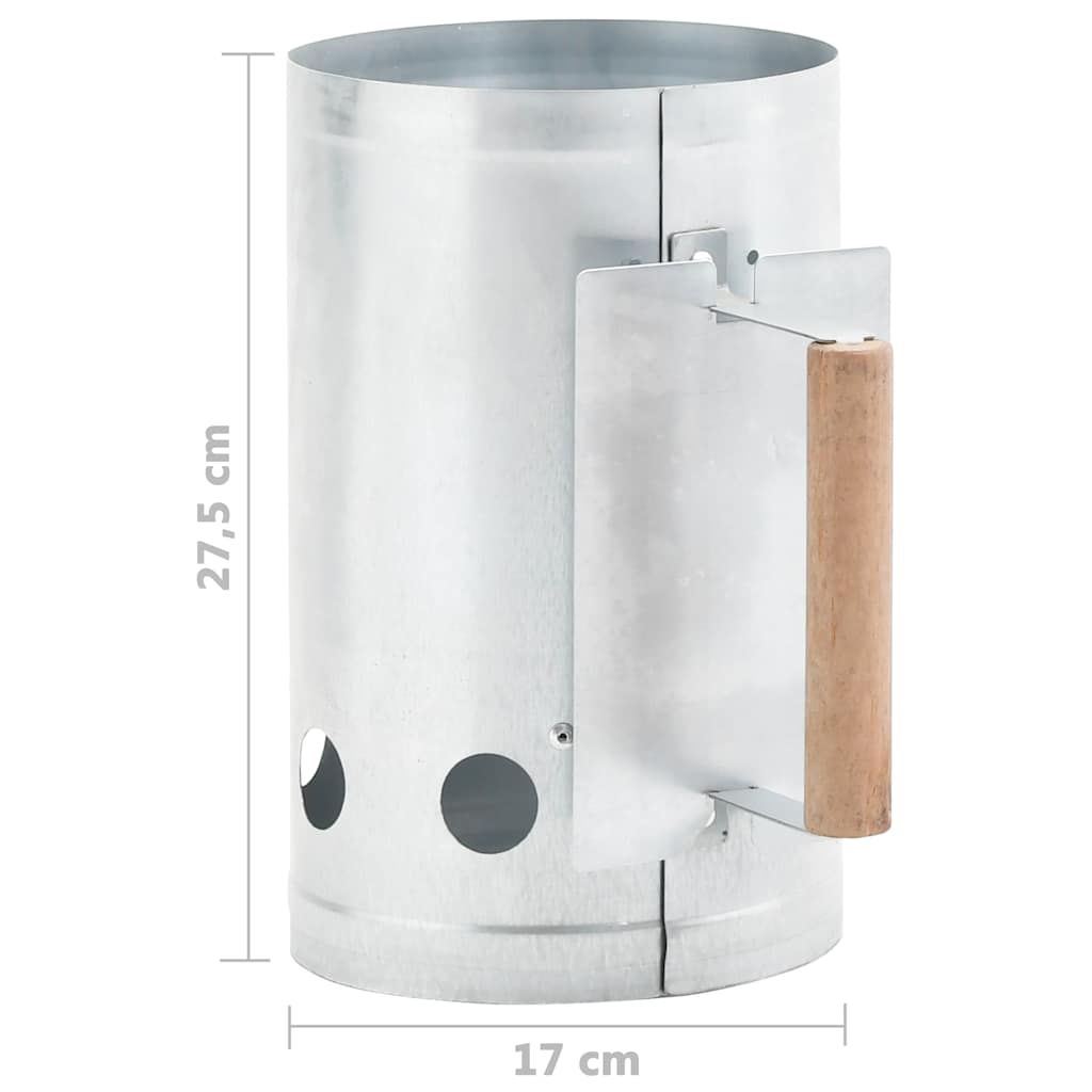 Ciminiera Per Barbecue Starter A Carbone In Acciaio Zincato - Image 6