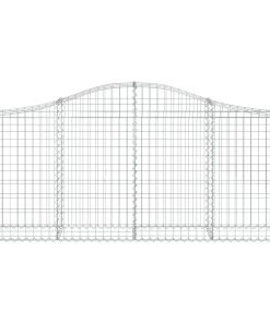 Cesti Gabbioni Ad Arco 8 Pz 200x30x80/100 Cm Ferro Zincato