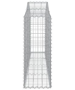 Cesti Gabbioni Ad Arco 13 Pz 200x30x80/100 Cm Ferro Zincato