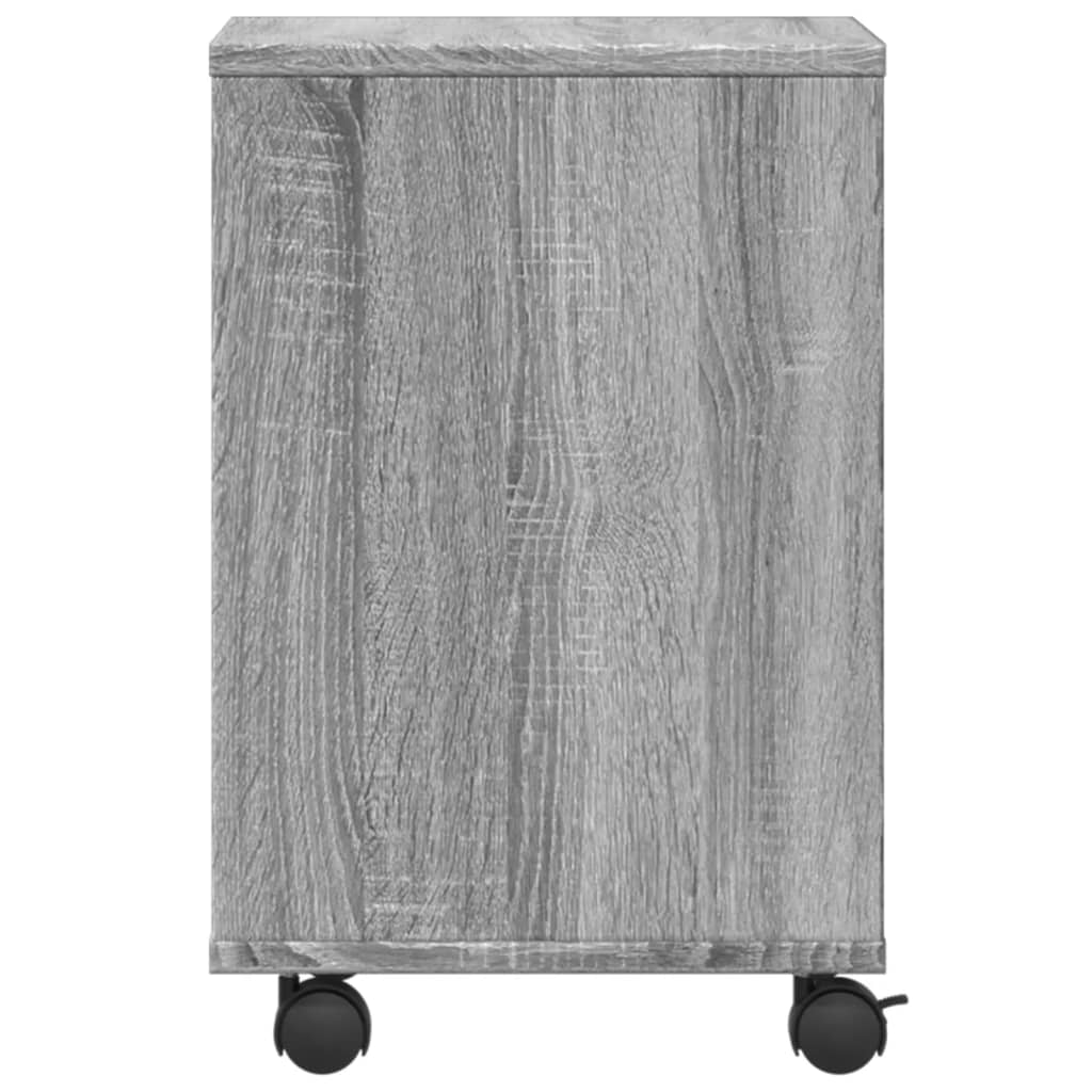 Supporto Per Stampante Con Ruote Grigio Sonoma 41x32x48 cm - Image 6
