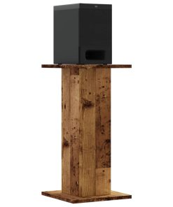 Supporti Altoparlanti 2 Pz Legno 30x30x60 Cm Legno Multistrato