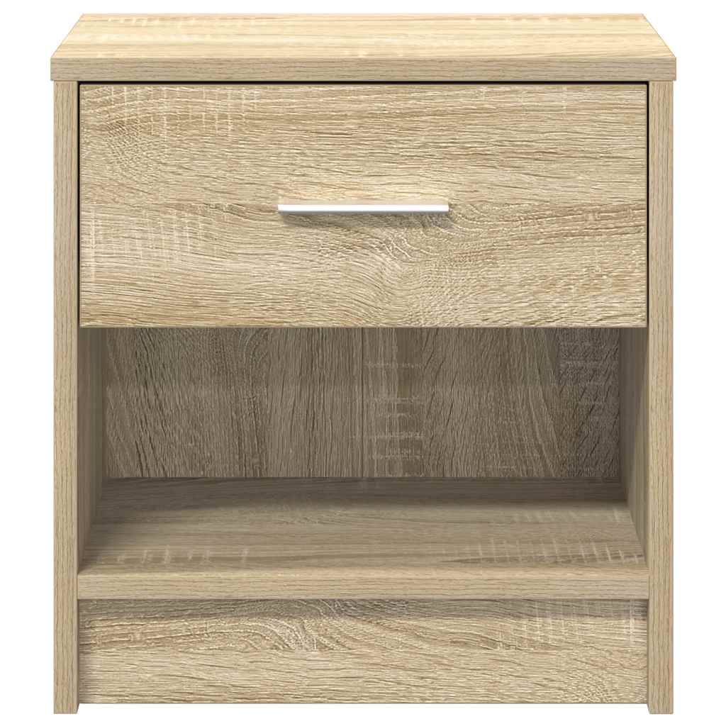 Comodini 2 Pz Con Cassetto Rovere Sonoma 39x28x41 cm - Image 5