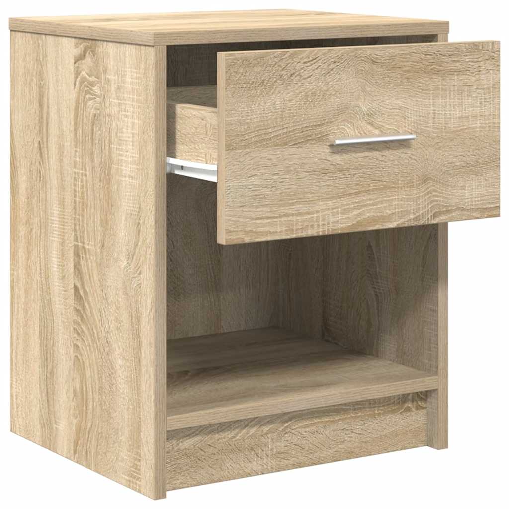 Comodini 2 Pz Con Cassetto Rovere Sonoma 40x34x50 cm - Image 6