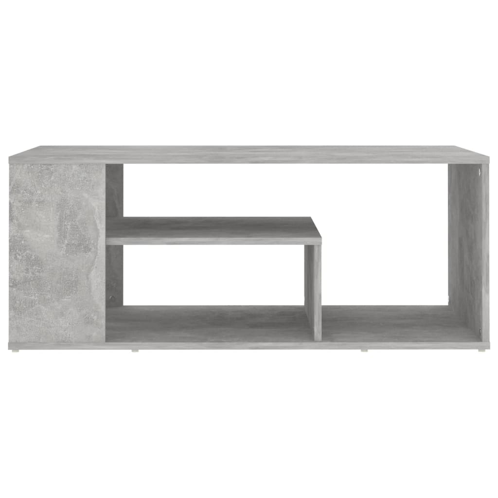 Tavolino Salotto Grigio Cemento 100x50x40 Cm Legno Multistrato - Image 4