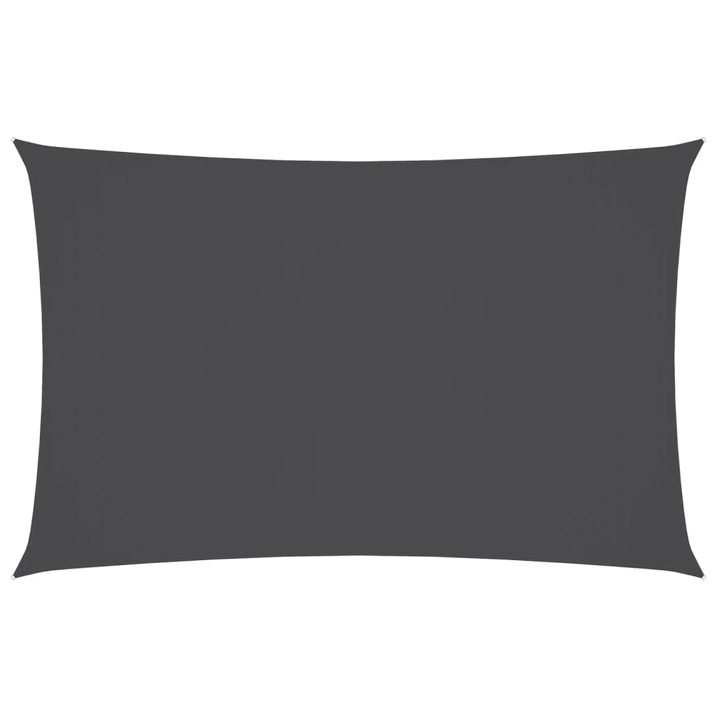Parasole A Vela Oxford Rettangolare 5x8 M Antracite