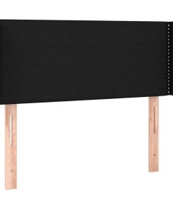 Testiera A Led Nera 103x16x78/88 Cm In Tessuto
