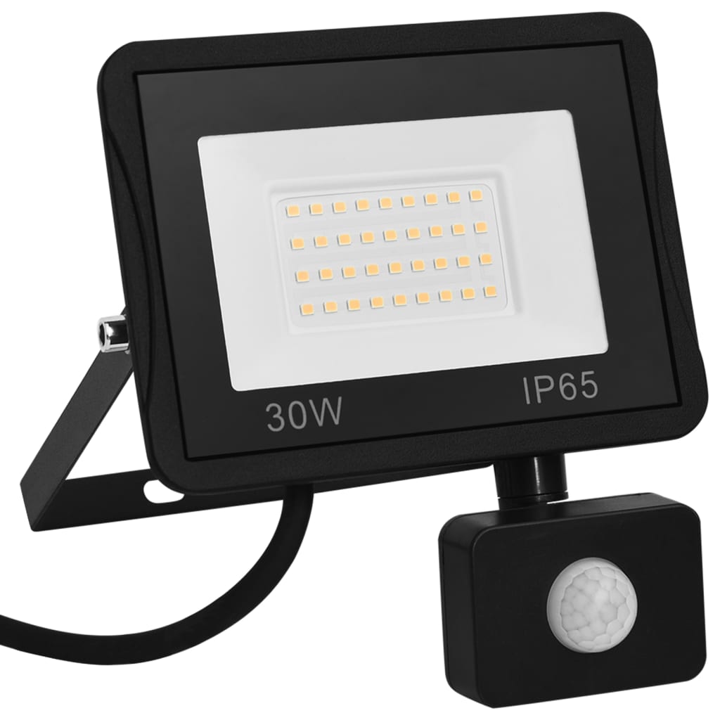 Faretto A Led Con Sensore 30 W Bianco Caldo - Image 4