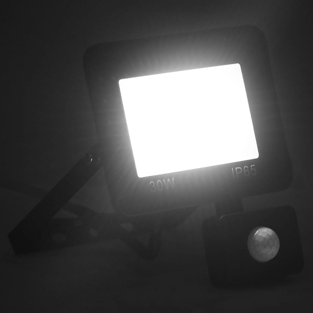 Faretto A Led Con Sensore 30 W Bianco Caldo - Image 2