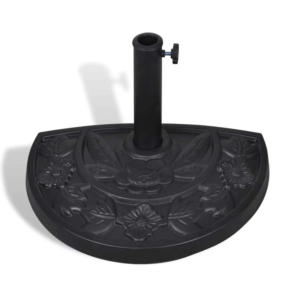 Base Per Parasole/ombrellone Semicircolare In Resina