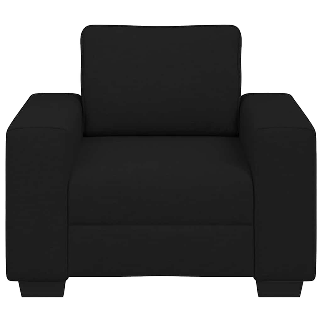 Poltrona Nera 60 Cm In Tessuto - Image 3
