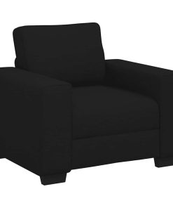 Poltrona Nera 60 Cm In Tessuto