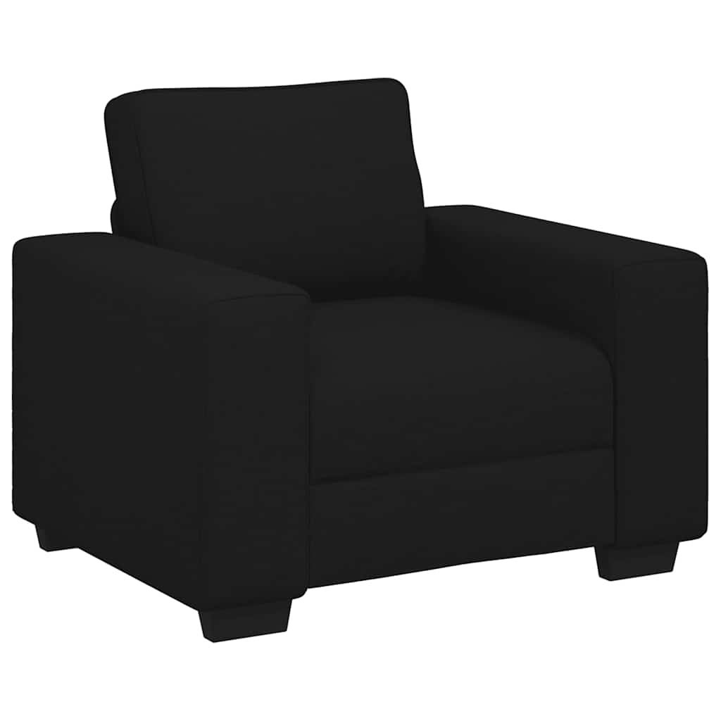 Poltrona Nera 60 Cm In Tessuto