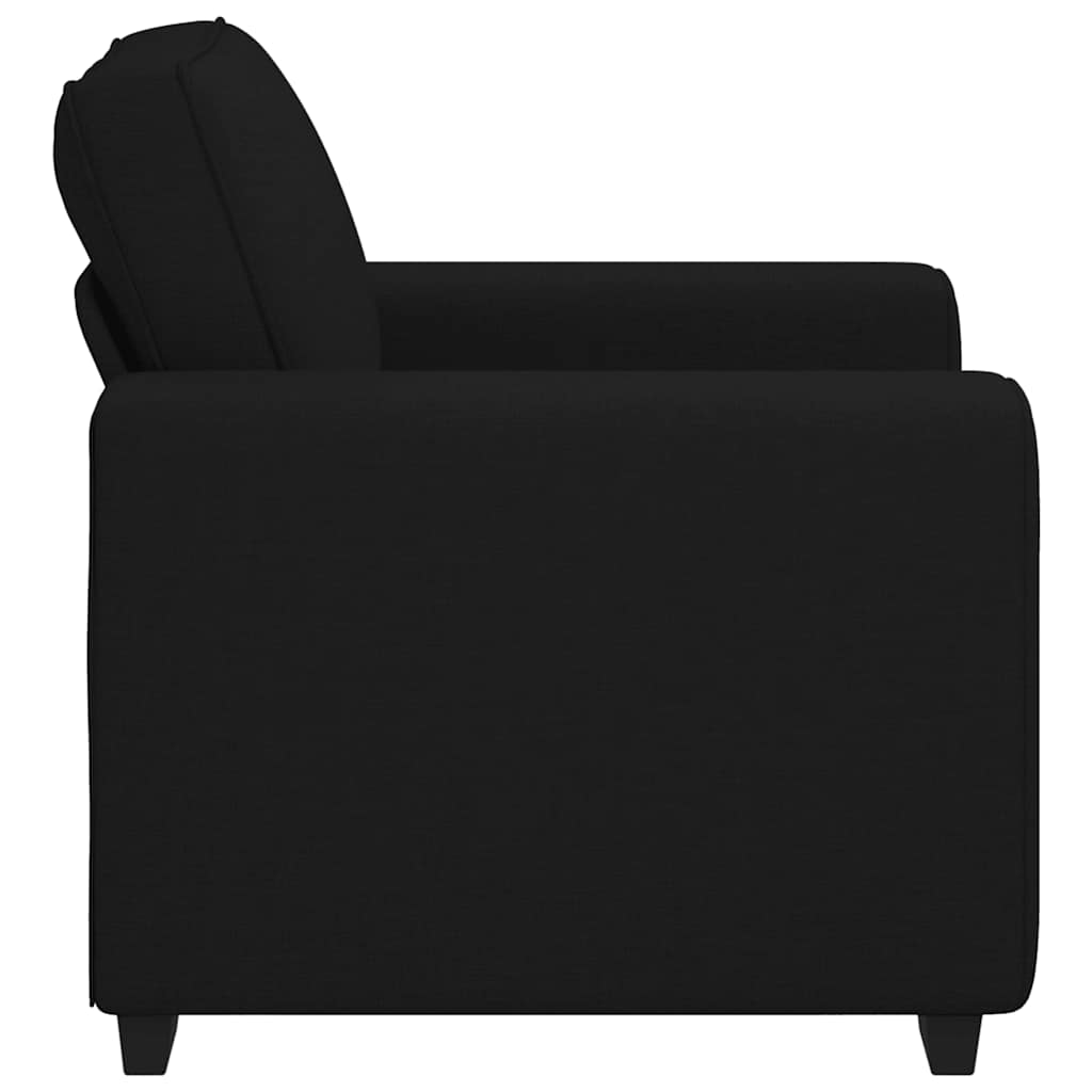 Poltrona Nera 60 Cm In Tessuto - Image 4