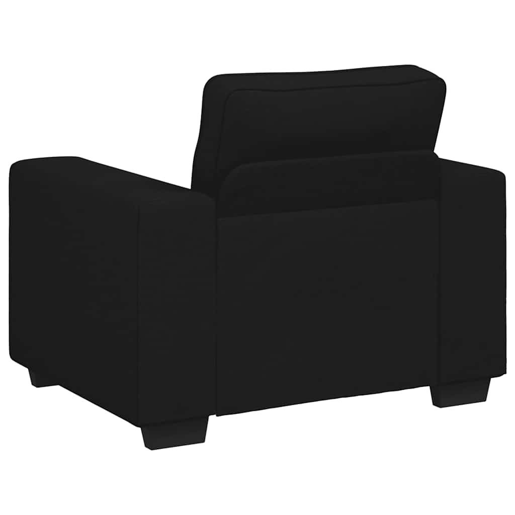 Poltrona Nera 60 Cm In Tessuto - Image 6