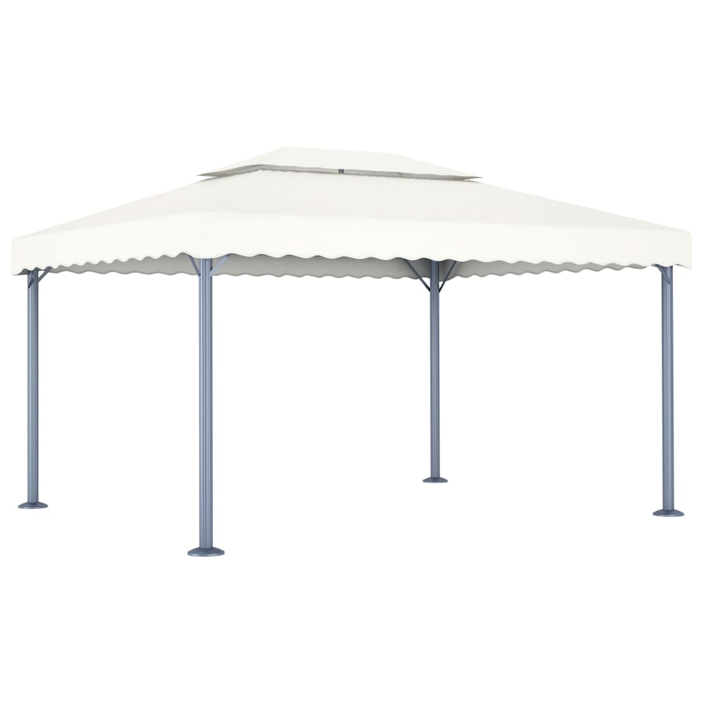 Gazebo 400x300 Cm Crema Alluminio - Image 5