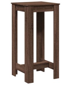 Tavolo Da Bar Rovere Marrone 51x50x103,5 Cm In Truciolato