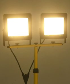 Faretto A Led Con Treppiede 2x100 W Bianco Caldo