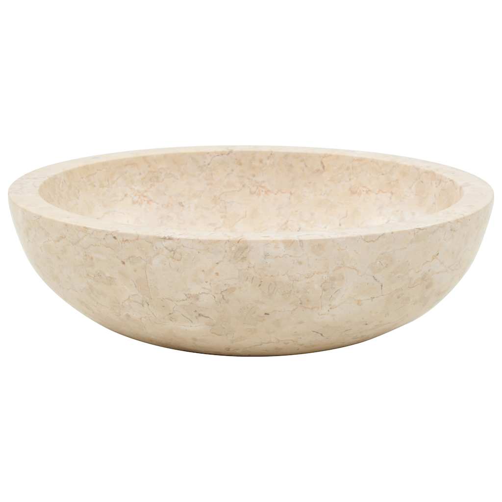 Lavandino 40x12 Cm In Marmo Crema