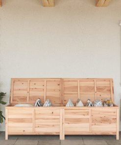 Contenitore Da Giardino 198,5x50x56,5cm Legno Massello Di Abete
