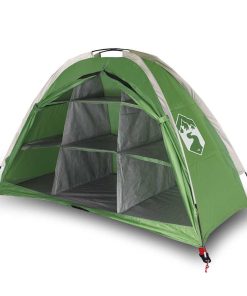 Tenda Portaoggetti Con 9 Scomparti Verde Impermeabile