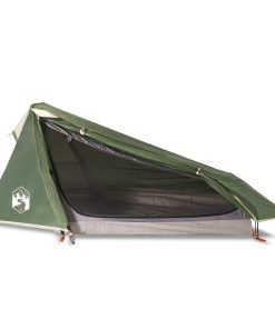 Tenda Da Campeggio A Tunnel Per 1 Persona Verde Impermeabile