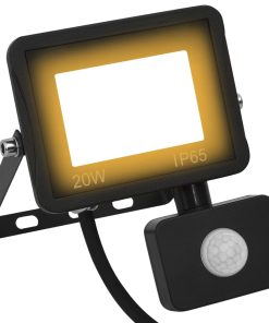 Faretto A Led Con Sensore 20 W Bianco Caldo
