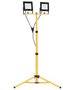 Faretto A Led Con Treppiede 2x50 W Bianco Freddo