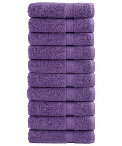 Asciugamani Da Bagno Solund 10 Pz Verdi 100x150cm 600 G/m²