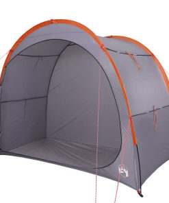 Tenda Portaoggetti Grigio E Arancione Impermeabile