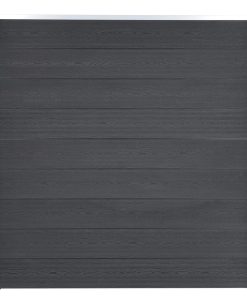 Set Pannello Di Recinzione Grigio 180x186 Cm In Wpc