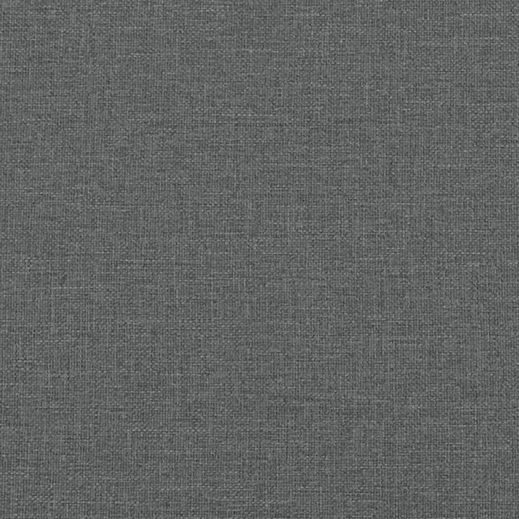 Set Di Divani 2 Pz Con Cuscini Grigio Scuro In Tessuto - Image 5