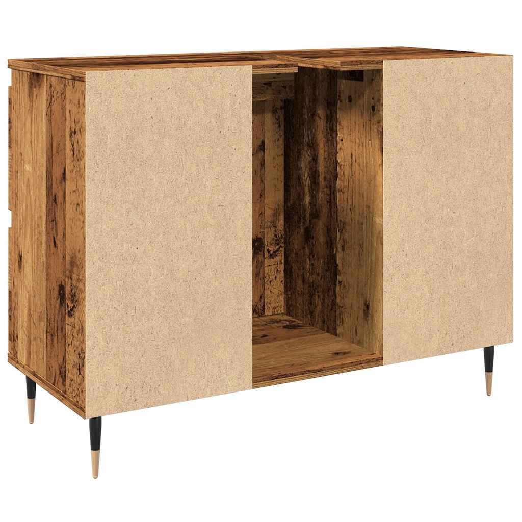 Mobile Da Bagno Legno Antico 80x33x60 Cm In Legno Multistrato - Image 5