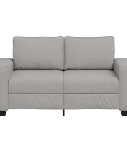 Divano A 2 Posti Grigio Nuvola 120 Cm In Tessuto