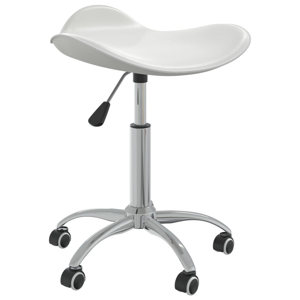Sedia Da Ufficio Bianca In Similpelle - Image 5