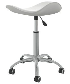 Sedia Da Ufficio Bianca In Similpelle