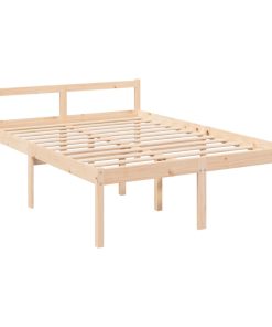 Letto Per Anziani 120x190 Cm Small Double In Legno Di Pino