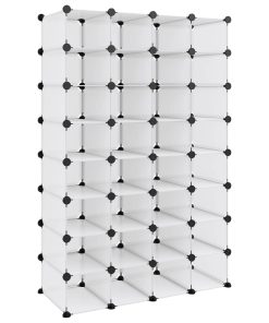 Scarpiera Trasparente 93x36,5x140 Cm In pp