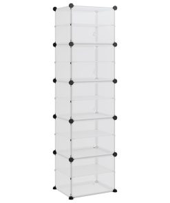 Scarpiera Trasparente 44x31,5x153,5 Cm In pp