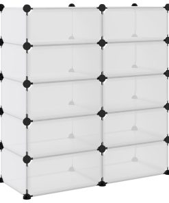 Scarpiera Trasparente 84x32x88,5 Cm In pp