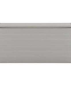 Contenitore Per Rifiuti Da Giardino Grigio 85x34x40 cm