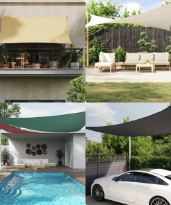 42307 Sunshade Sail Oxford Fabric Square 3,6x3,6 M Terracotta