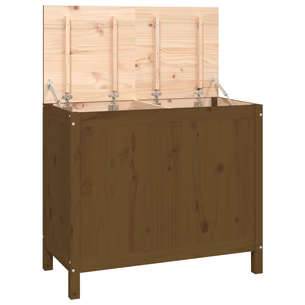 Contenitore Per Bucato Ambra 88,5x44x76 Cm Legno Massello Pino - Image 3