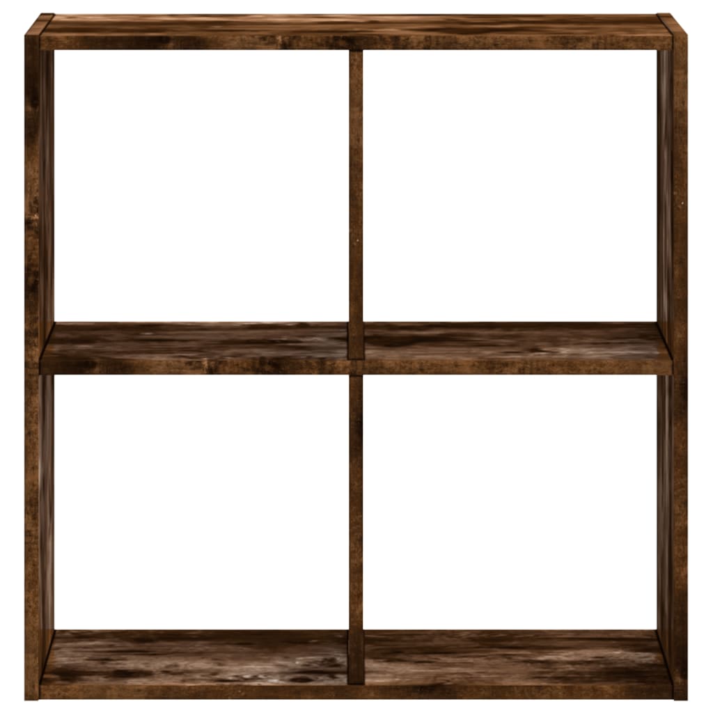 Libreria Rovere Fumo 68,5x32x68,5 Cm In Legno Multistrato - Image 3