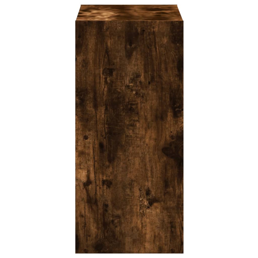 Libreria Rovere Fumo 68,5x32x68,5 Cm In Legno Multistrato - Image 4