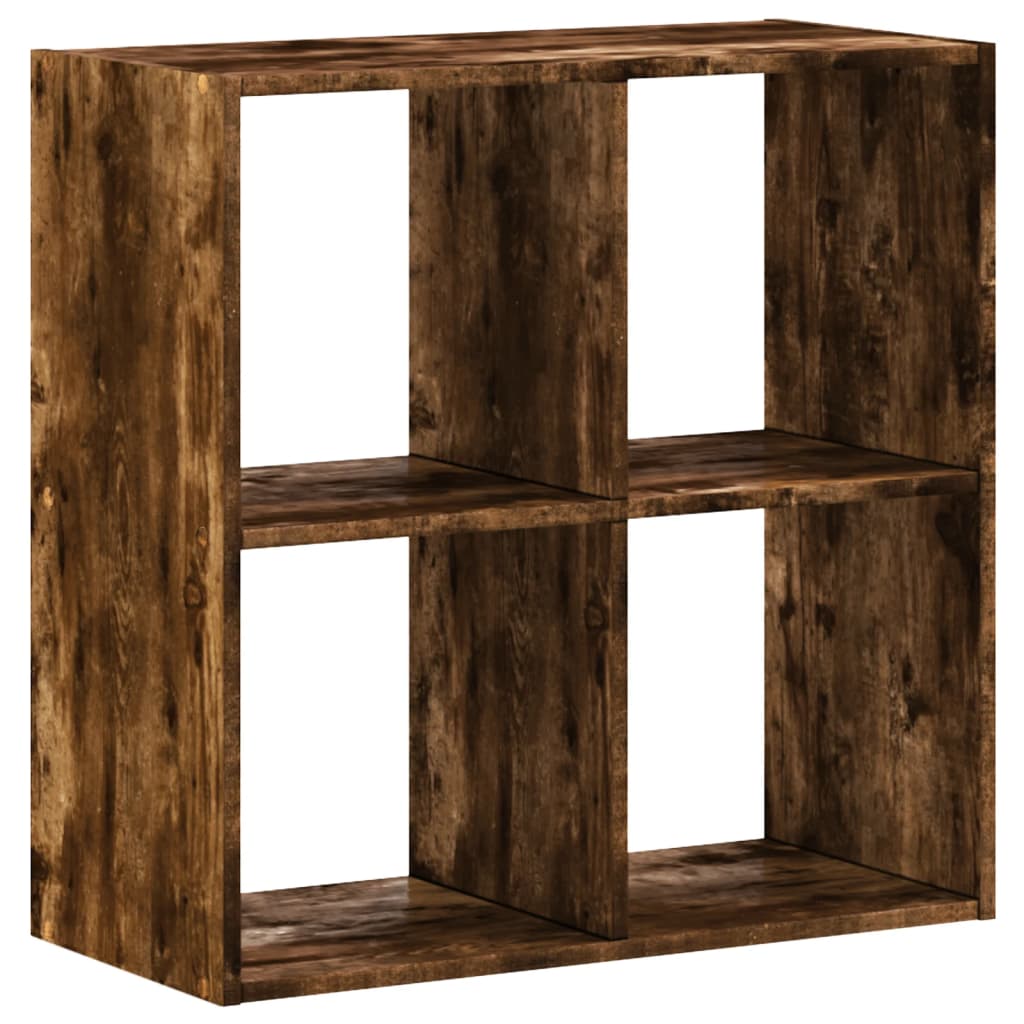 Libreria Rovere Fumo 68,5x32x68,5 Cm In Legno Multistrato - Image 6