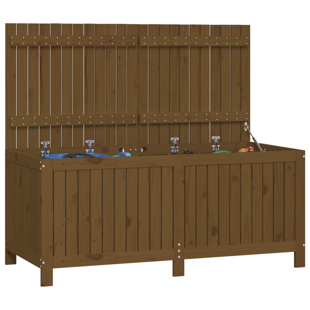 Contenitore Da Giardino Ambra 147x68x64 Cm Legno Massello Pino