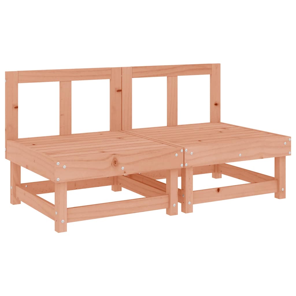 Divani Centrali Con Cuscini 2 Pz In Legno Massello Di Douglas
