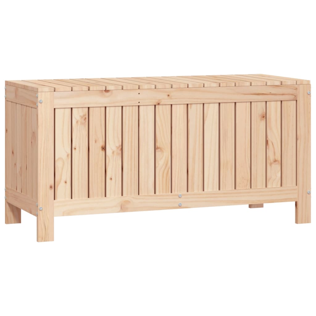 Contenitore Da Giardino 108x42,5x54 Cm Legno Massello Di Pino