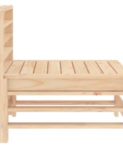 Divani Centrali Da Giardino 2 Pz In Legno Massello Di Pino