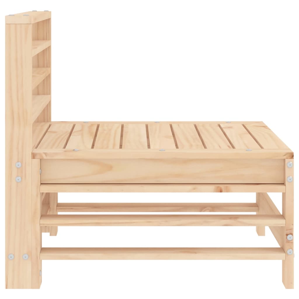 Divani Centrali Da Giardino 2 Pz In Legno Massello Di Pino